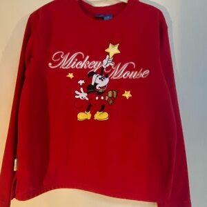 Disney Red Mickey Mouse Sweatshirt